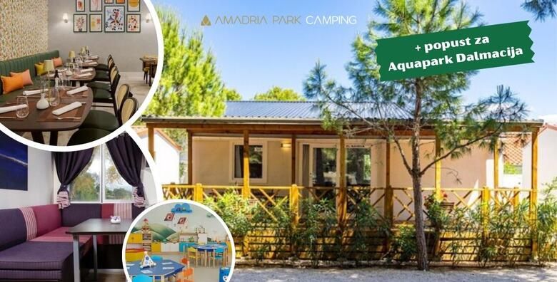 Obiteljsko uzivanje u Sibeniku Amadria Park Camping 4  2 nocenja bez ili sa doruckom za 4 odraslih i 2 djece u mobilnoj kucici uz koristenje djecjih igraonica i gaming rooma