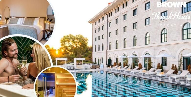 Jesenski wellness u Trogiru  2 nocenja s doruckom za 2 osobe  GRATIS paket za 1 dijete do 6 99 god koristenje bazena saune i jacuzzija u Brown Beach House 4 