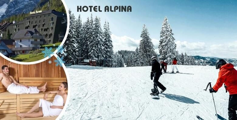 SKIJANJE Kranjska Gora  3 ili 5 nocenja s doruckom za dvoje  gratis paket za 1 dijete do 5 99 godina uz koristenje SPA centra u Hotelu Alpina 3 