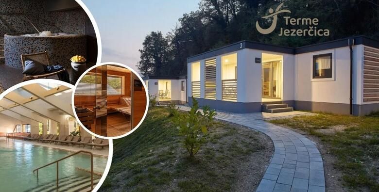 Jesen uz zabavu i opustanje u Termama Jezercica  2 nocenja s polupansionom za 2 odraslih i 4 djece u mobilnim kucicama uz koristenje bazena i sauna te djecju animaciju