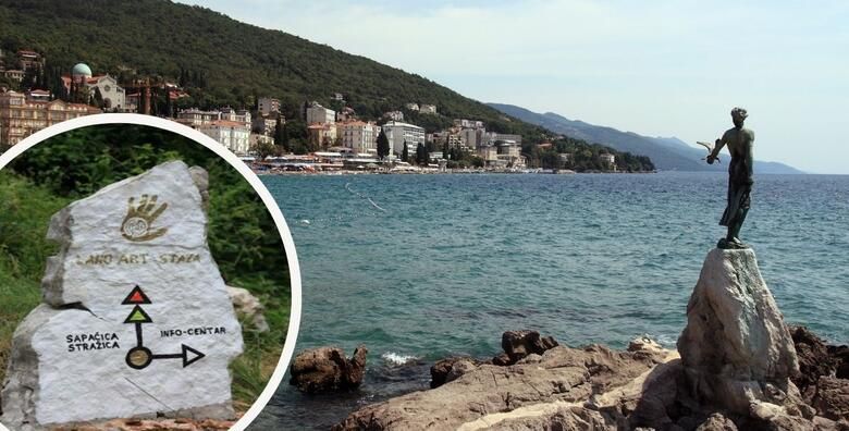 Land art staza Strazica  uzivajte na carobnoj stazi Cicarije u PP Ucka odusevite se umjetnickim djelima od prirodnih materijala i posjetite Opatiju