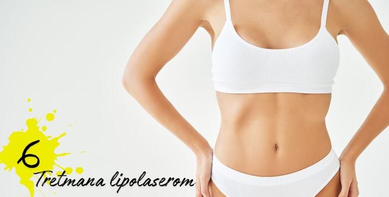 Uz 6 tretmana LIPOLASEROM uklonite nezeljene naslage masnog tkiva i dovedite svoju liniju do savrsenstva u kozmetickom salonu Wings of Beauty