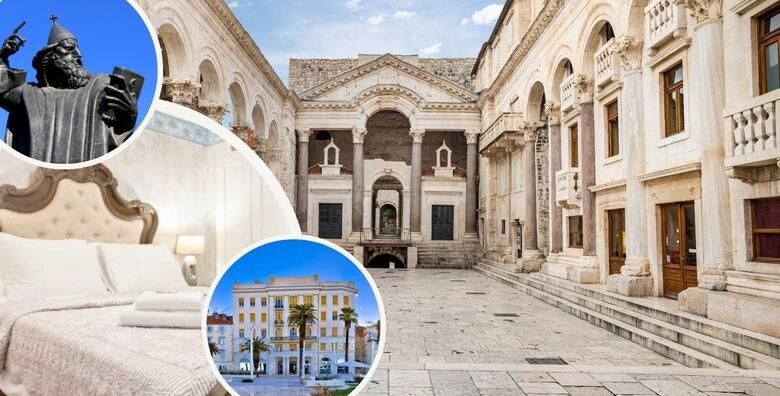 Split Plaza Marchi Heritage Old Town 4  1 ili vise nocenja sa ili bez dorucka za 2 osobe u samom srcu staroga grada iznad Dioklecijanovih podruma