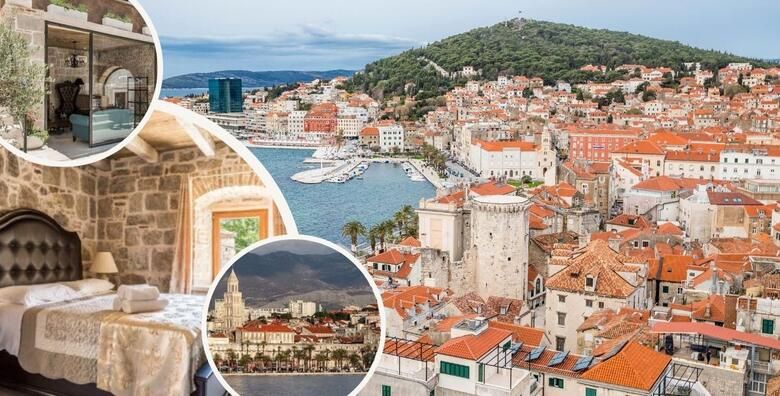 ODMOR U SPLITU  1 ili vise nocenja sa ili bez dorucka za dvije osobe u hotelu Heritage Palace Varos 4 u centru grada na par koraka od Marmontove setnice