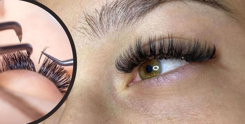 Postignite senzualan pogled uz ugradnju 1 na 1 3D ili 6D trepavica  GRATIS cupanje obrva u Studiju ljepote Manuela