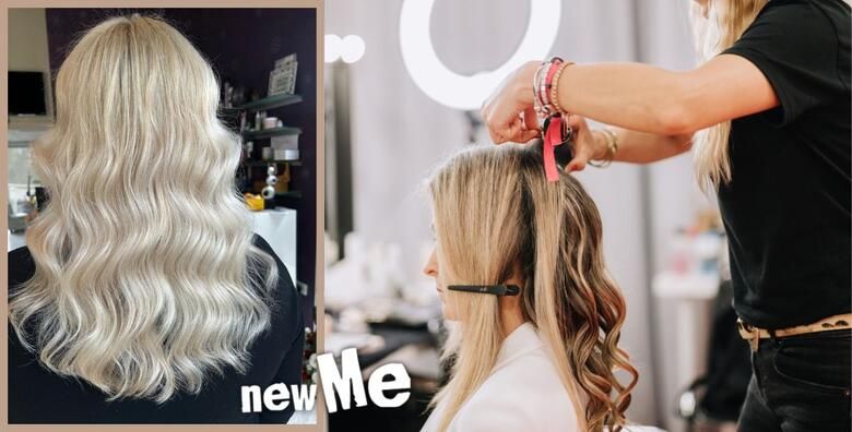 Zablistaj uz potpuni hair makeover Pramenovi cijele glave profesionalno sisanje i savrsena frizura u salonu ljepote New Me