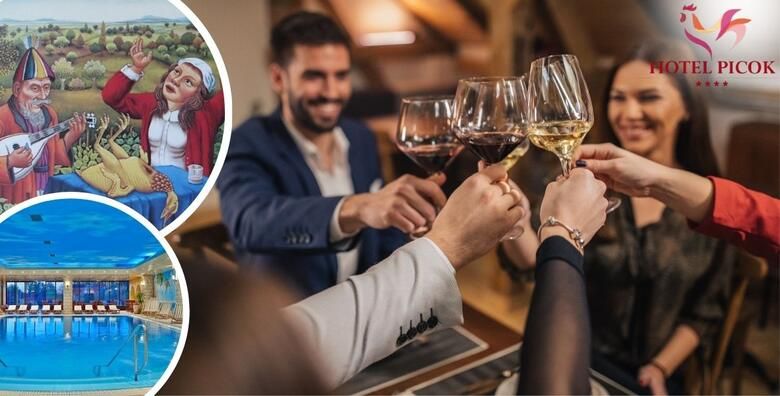 MARTINJE U PODRAVINI  2 nocenja s polupansionom za 2 osobe uz pice dobrodoslice zivu glazbu svecanu veceru te bazene i saunu u Hotelu Picok 4 