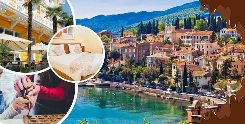 Cokoladno iskustvo u Opatiji  2 nocenja s polupansionom za dvoje  gratis paket za 1 dijete do 5 99 godina u Hotelu Bristol 4 uz izlozbu i radionice cokolade