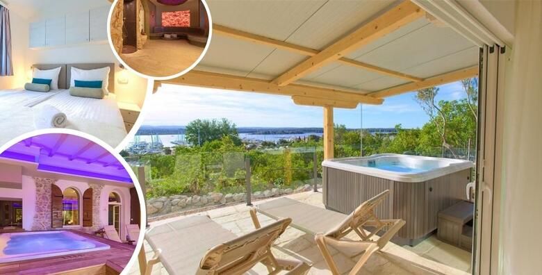 Luksuzne mobilne kucice Kanajt 4 na otoku Krku  1 ili vise nocenja s doruckom za do 6 osoba uz koristenje 4 vrste sauna i jacuzzija  ukljuceno zavrsno ciscenje