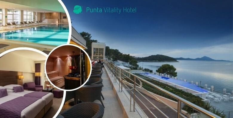 Vitality Hotel Punta 4  Veli Losinj  2 nocenja s polupansionom za 2 odraslih i do 2 djece do 11 99 godina uz koristenje bazena sauna te fitness centra