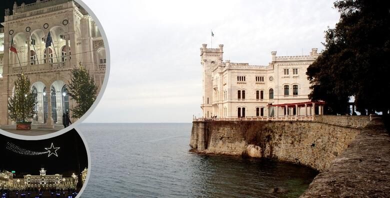 Razgledajte TRST u vrijeme adventa i njegove blagodati u predblagdanskim danima te najpoznatiju trscansku gradjevinu dvorac MIRAMARE