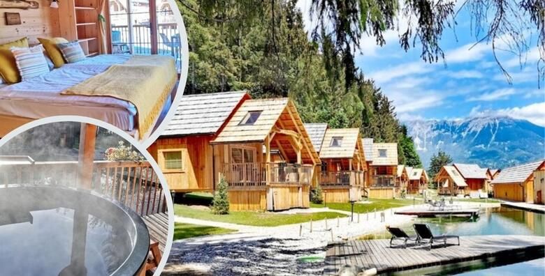 RIBNO LUXURY GLAMPING  2 nocenja s doruckom i 1x vecerom za 2 odraslih  GRATIS paket za 2 djece do 11 99 godina u luksuznoj kucici sa saunom i drvenom kadom