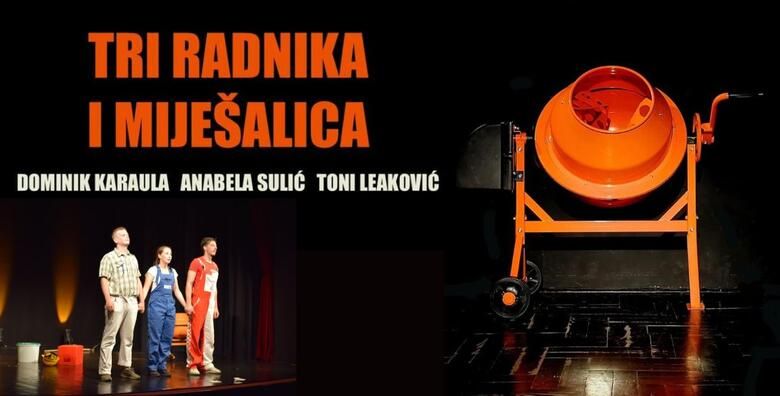 14 Bobijevi dani smijeha Tri radnika i mjesalica  duhovit prikaz apsurda suvremenog zivota kroz trojicu radnika na gradilistu koje simbolizira nase svakodnevno okruzenje