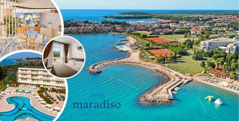 EARLY BOOKING Laguna Maradiso Hotel 3 by Aminess  2 nocenja s polupansionom za 2 odrasle osobe bez ili sa 1 djetetom do 9 99 godina na samo 50 m od sljuncane plaze