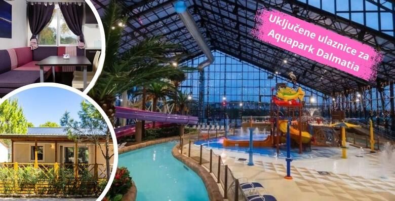 Amadria Park Camping 4  obiteljski odmor uz 2 nocenja s doruckom za 2 odraslih i 3 djece u mobilnoj kucici uz ulaznice za Aquapark Dalmatia