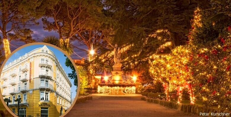 Bozicna carolija u Opatiji  2 nocenja s polupansionom za dvoje  gratis paket za 1 dijete do 5 99 godina u Hotelu Bristol 4 