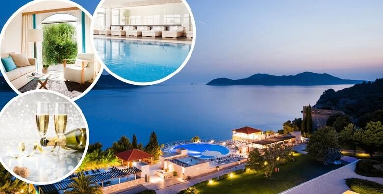 Sun Gardens Dubrovnik 5  2 nocenja sa doruckom i novogodisnjim Golden Gala programom sa pet sljedova gurmanske vecere za 2 3 ili 4 osobe  koristenje SPA zone