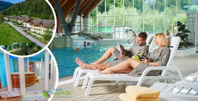 Romanticni odmor u Termama Snovik  1 ili vise nocenja s polupansionom za dvoje u Apartmanskom naselju 4 uz termalne bazene saune i teretanu