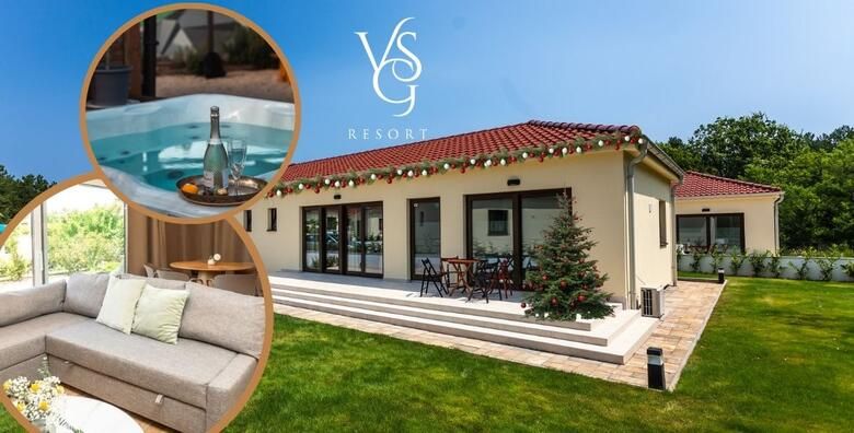 Blagdanski odmor na Krku VSG Apartmani 5  2 ili 3 nocenja za 2 ili 4 osobe uz koristenje saune jacuzzija grijanog vanjskog bazena te zone za rostilj