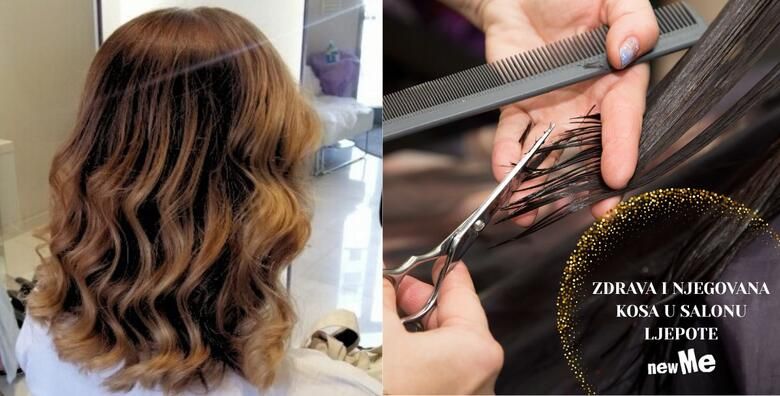 Preljev i frizura sa ili bez sisanja u salonu ljepote New Me