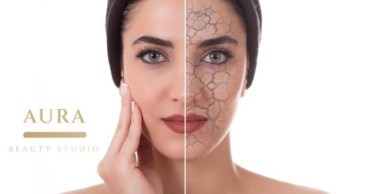 Dubinska hidratantna njega lica  idealno rjesenje za zategnutu suhu i umornu kozu uz Afrodita Professional kozmetiku u Aura Beauty Studiju