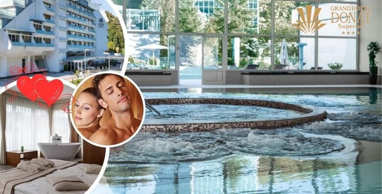 Valentinovo u Grand Hotelu Donat Superior 4  Rogaska Slatina  2 nocenja s polupansionom za dvoje uz romanticnu veceru koristenje bazena sauna i fitnessa