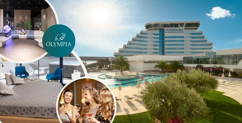Dan zena u Hotelu Olympia Sky 4  Vodice  1 nocenje s doruckom za 2 ili 4 osobe uz koktel dobrodoslice wellness sa saunama i bazenom te ulaznice za koncert ToMe