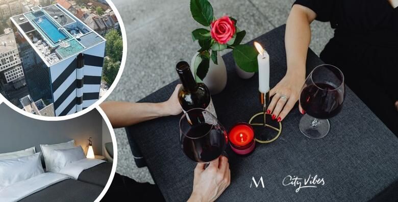 Valentinovo u Hotelu Zonar 4 Zagreb by Maistra City Vibes  smjestaj u urbanom hotelu nove generacije uz 1 ili vise noci s doruckom i romanticnom vecerom u 4 slijeda za dvoje