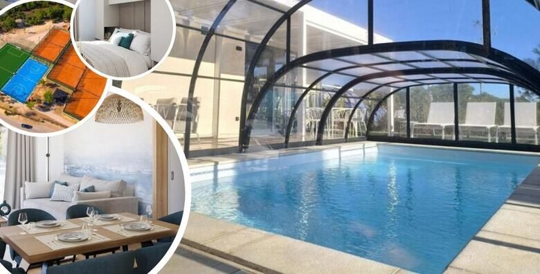 Exclusive Beach Villa  obiteljski odmor uz 2 nocenja s polupansionom za 2 odraslih i 2 djece sa privatnim grijanim bazenom i saunom u Amadria Park Camping 4 