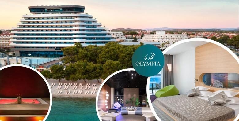 Wellness i Gourmet iskustvo za dvoje u hotelu Olympia Sky 4  Vodice  2 nocenja u Deluxe dvokrevetnoj sobi s pogledom na more uz pice dobrodoslice i wellness centar