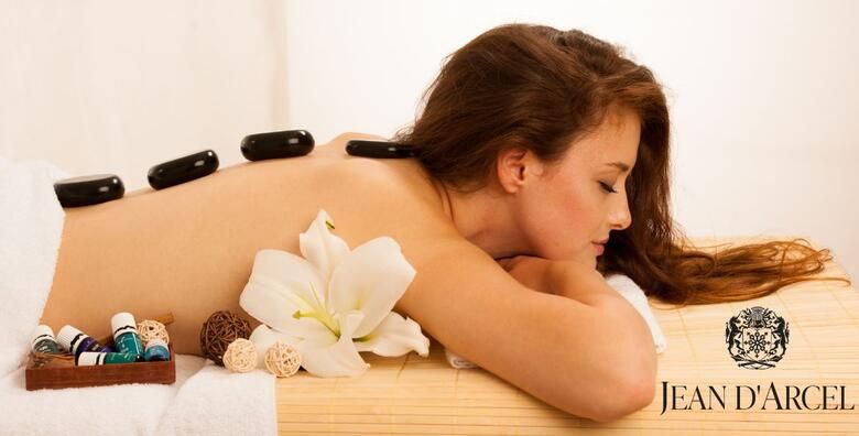 HOT STONE MASAZA cijelog tijela vrucim kamenjem blagotvornog ucinka u Jean d`Arcel Medical  Beauty Institutu