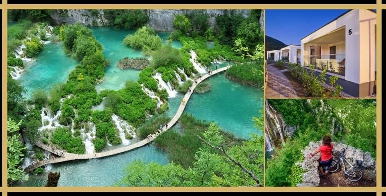 Proljetni bijeg na Plitvice uz 1 ili 2 nocenja s doruckom za 2 ili 4 osobe u luksuznim mobilnim kucicama  ukljucene ulaznice za NP Plitvicka jezera