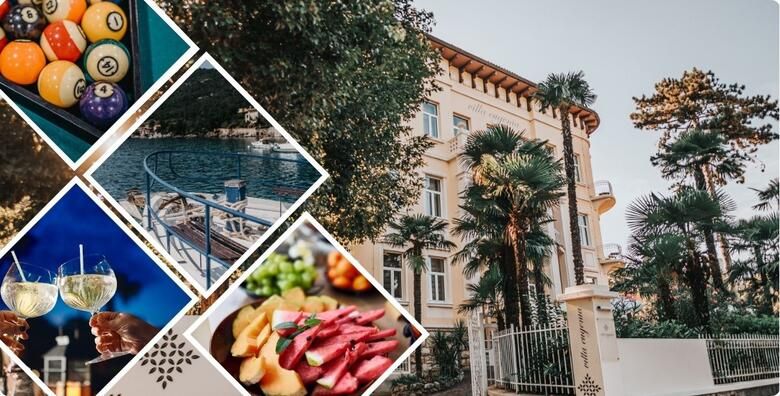 LOVRAN  uzivajte TIK UZ MORE uz 1 nocenje s bogatim doruckom i privatnim koristenjem wellness oaze za dvoje u Hotelu Villa Eugenia 4 