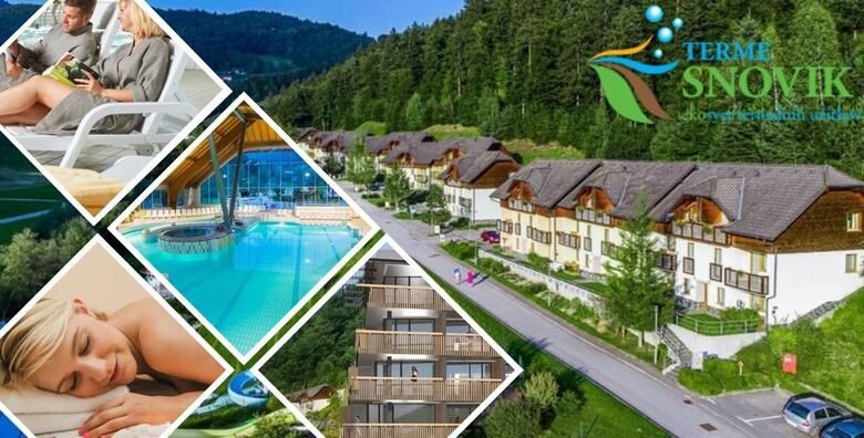 Romanticni odmor u Termama Snovik  1 ili vise nocenja s polupansionom za dvoje u Apartmanskom naselju 4 uz termalne bazene saune i teretanu