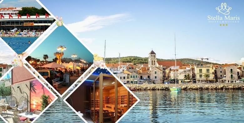 USKRSNA CAROLIJA U VODICAMA  2 nocenja s polupansionom za 2 odraslih  GRATIS paket za 2 djece u Hotelu Stella Maris 3 uz opustanje u privatnoj wellness oazi