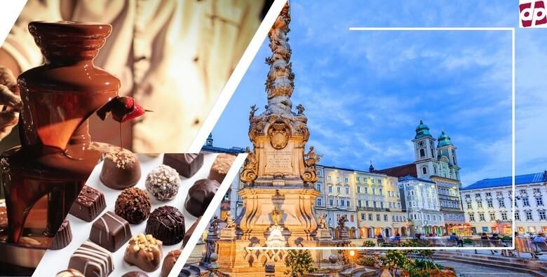 SVIJET PRALINA I LINZ  zavirite u svijet pralina koji je posvecen caroliji okusa te razgledajte grad poznat po umjetnosti i kreativnosti