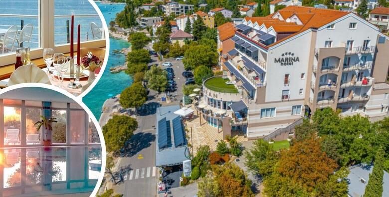 EARLY BOOKING Svibanj u Hotelu Marina 4  Selce  2 nocenja s polupansionom za 2 osobe ili 2 osobe i 1 dijete uz koristenje bazena i fitnessa
