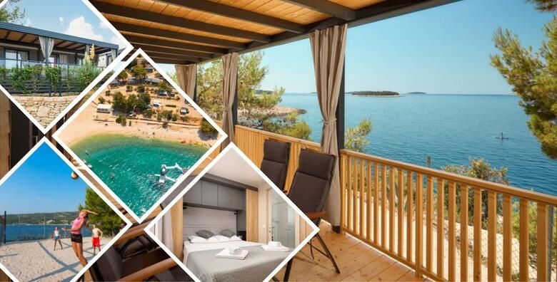 Opustite se u blizini Primostena  2 3 ili 5 nocenja za do 6 osoba u mobilnim kucicama s pogledom na more ili park u Campu Adriatic