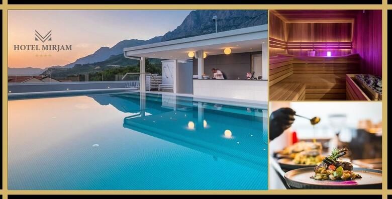 Proljece u Boutique Hotelu Mirjam 4  Makarska rivijera  2 ili 3 nocenja s doruckom za 2 osobe uz koristenje ROOFTOP GRIJANOG BAZENA sauna i jacuzzija
