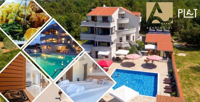 Uskrs u Aparthotelu Plat 4  odmor za 2 osobe i 1 dijete u ekskluzivnim sobama smjestenima izvan gradske vreve uz unutarnji i vanjski grijani bazen i teretanu