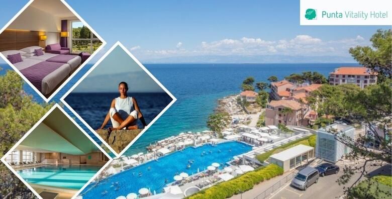Obiteljski odmor u Vitality Hotel Punta 4  Veli Losinj  2 nocenja s polupansionom za 2 odraslih i do 2 djece uz koristenje bazena sauna te fitness centra