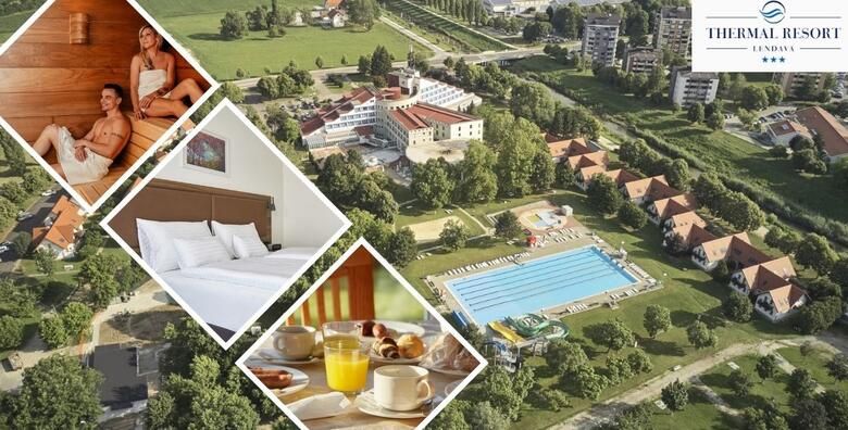 Hotel Thermal Resort Lendava 3  2 nocenja s polupansionom za dvoje  gratis paket za 1 dijete do 3 99 godina uz kupanje u jedinstvenim termalnim bazenima i ulazom u saune