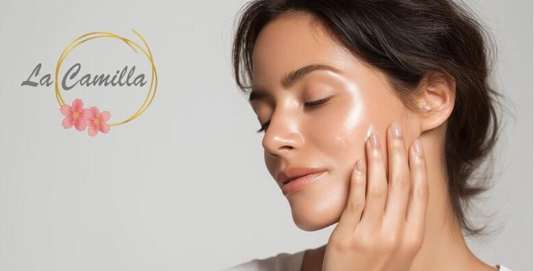 GlowUp tretmani  od ciscenja do sjaja uz HydraFacial radiofrekvenciju hladni cekic LED therapiju i masku u La Cammila Beauty Baru