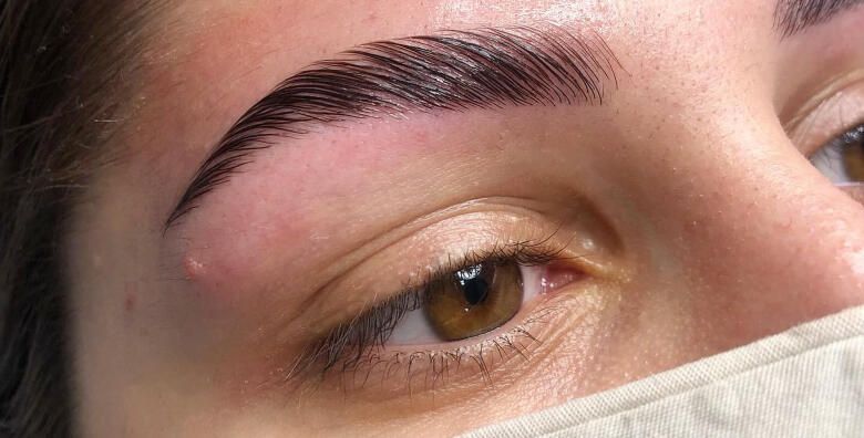 BROW LIFT  povecanje volumena obrva uz oblikovanje koncem ili pincetom te bojanjem u Studiju ljepote Manuela