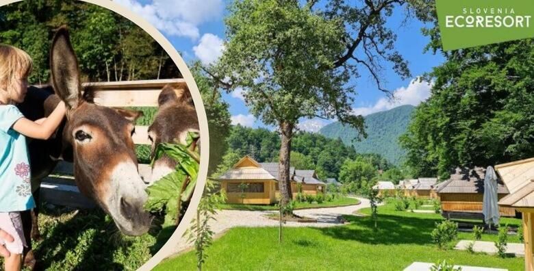 Slovenia Eco Resort  1 nocenje u glamping kucici za 2 osobe  GRATIS za 1 dijete do 6 99 godina s koristenjem saune i druzenjem sa zivotinjama