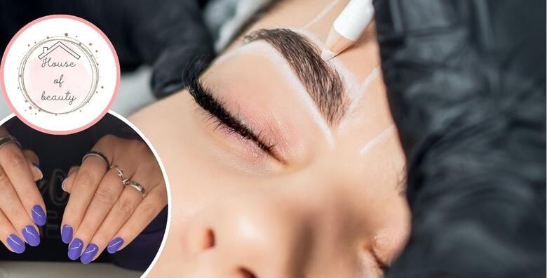 Paket usluga: trajni lak maska za ruke i brow lift ili bojanje obrva u salonu House of Beauty by Gabriela