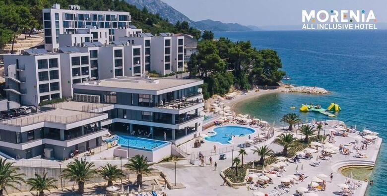 Cijela sezona u Hotelu Morenia Resort 4  odmor od 5 nocenja ALL INCLUSIVE za 2 odrasle osobe i do 4 djece uz koristenje 3 vanjska bazena aquaparka i FUN ZONE