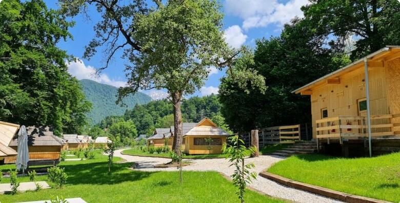 Slovenia Eco Resort  1 nocenje u glamping kucici za 2 osobe  GRATIS za 1 dijete do 6 99 godina s koristenjem saune i druzenjem sa zivotinjama