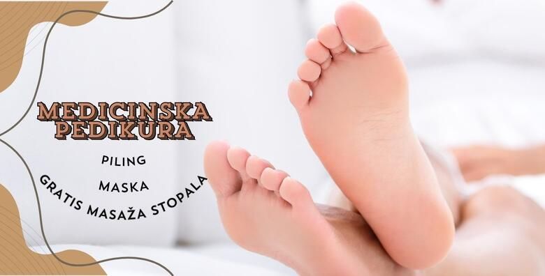 Medicinska pedikura s maskom i pilingom stopala u Kozmetickom salonu Noa