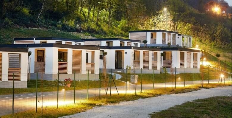 Vrijeme za opustanje u mobilnim kucicama Terme Jezercica 4  2 nocenja za 4 osobe i 2 djece do 11 99 godina 06 09  23 10 2026 